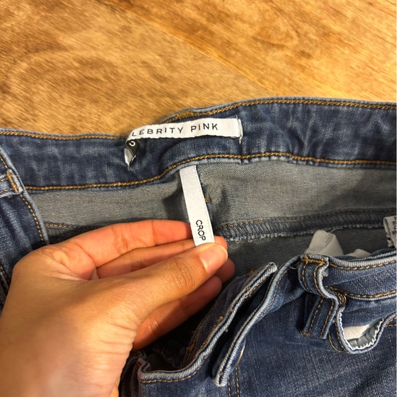 Sale 5/40 💕 Celebrity Pink Jeans 5/27 Dark Wash - Picture 3 of 5